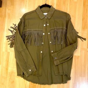 Zara fringe jacket